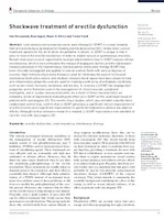 Academic journal article about extracorporeal shock wave therapy treatment